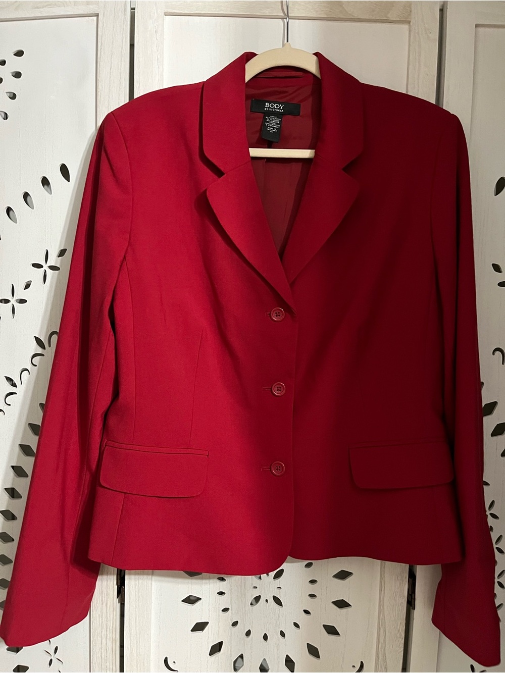 Body by Victoria Red Tailored Women's Blazer - Victoria Secret